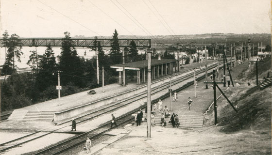 1963-65 гг., п.Токсово, станция «Кавголово» (www.toksov.spb.ru)